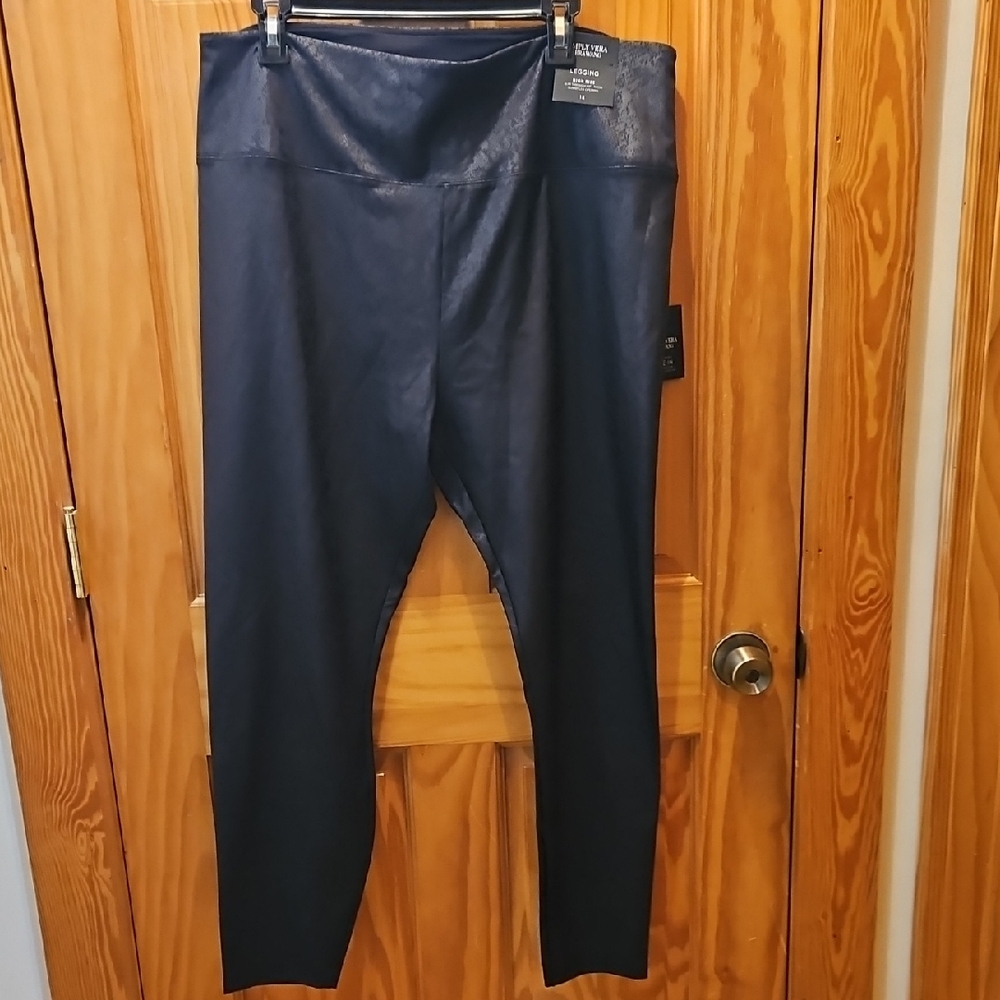 Simply Vera Vera Wang High Rise Leggings - Black